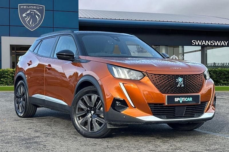 Orange Used 2021 Peugeot e-2008 Premium SUV | £14,495 (Fair price) - Image 1/4