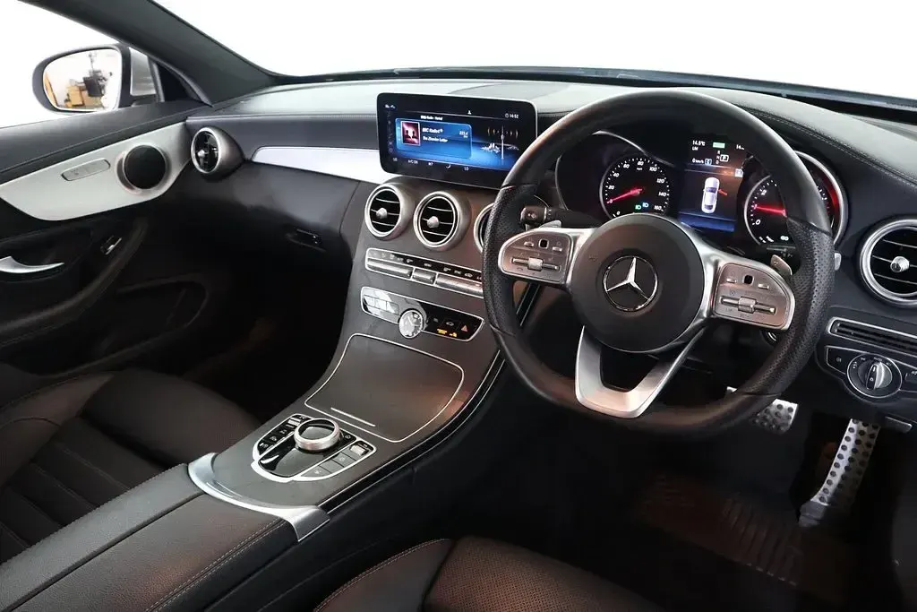 Used Mercedes C200 AMG line 2020 Silver Coupe