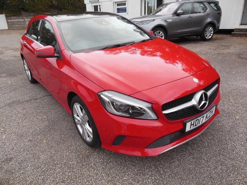 Red Used 2017 Mercedes A160 Premium Plus Hatchback | £10,000 (Fair price) - Image 1/4