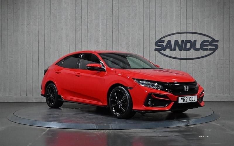 Used Honda Civic Sport 182 HP (133 kW) 2021 Red Hatchback