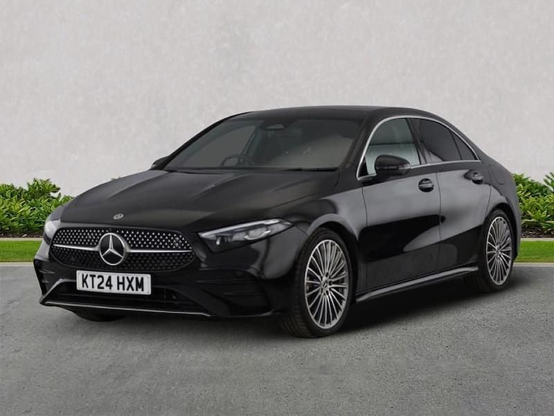 Black Used 2024 Mercedes A200 AMG Line Premium Plus Sedan | £28,349 (Expensive) - Image 1/4