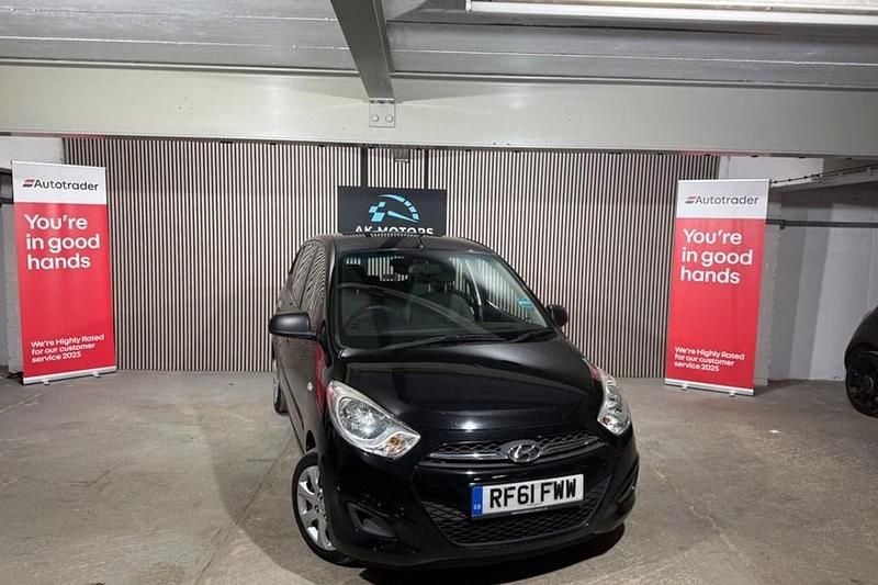 Black Used 2012 Hyundai i10 Classic Hatchback | £1,295 (Fair price) - Image 1/1