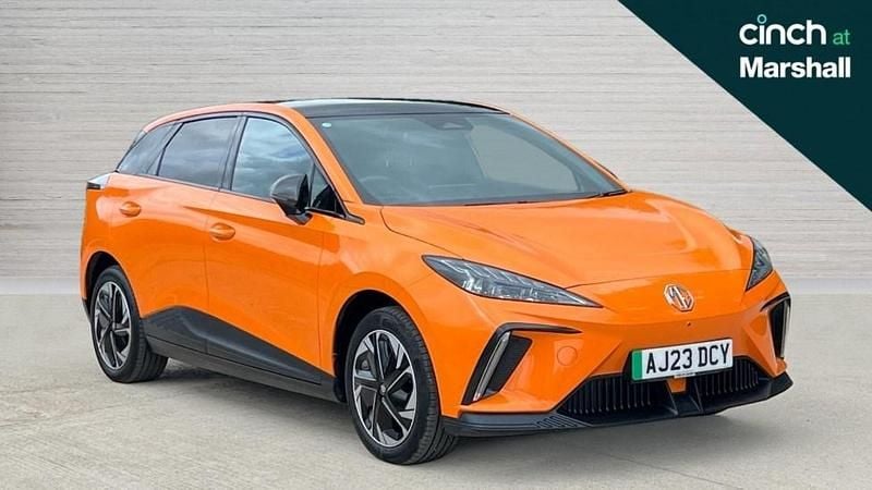 Orange Used 2023 MG MG4 EV Trophy Hatchback | £15,893 (Fair price) - Image 1/4