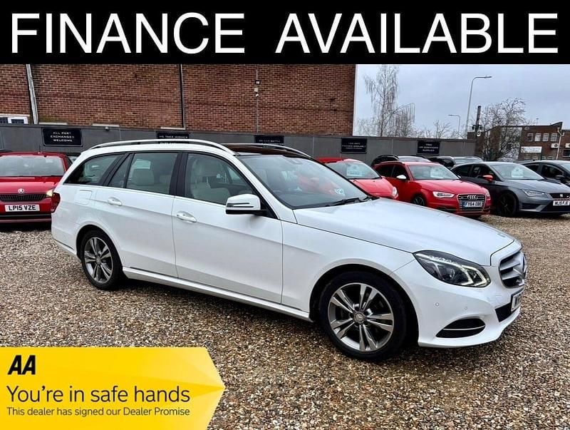Used Mercedes E220 Premium 2015 White Estate