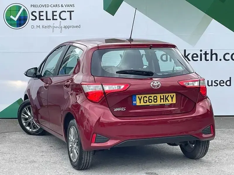 Used Toyota Yaris 2018 Red Hatchback