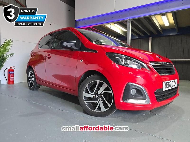 Red Used 2017 Peugeot 108 Allure Hatchback | £4,696 (Fair price) - Image 1/4