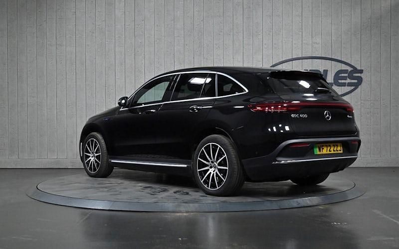 Used Mercedes EQC400 AMG line 300 kW (408 HP) 2022 Black SUV