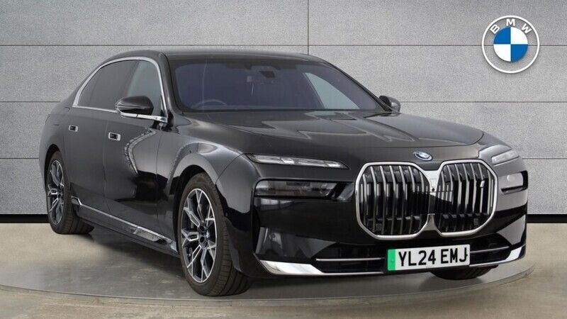 Black Used 2024 BMW i7 Comfort Edition Sedan | £73,950 (Good price) - Image 1/4