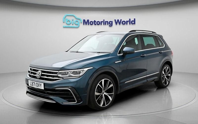 Used VW Tiguan R-line 150 HP (110 kW) 2022 Blue SUV