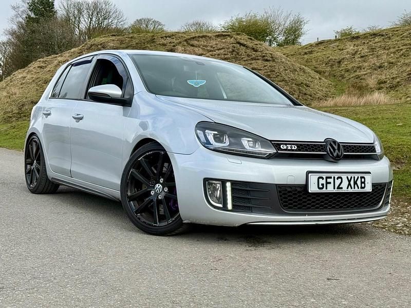 Used VW Golf VII GTD 170 HP (125 kW) 2012 Silver Hatchback