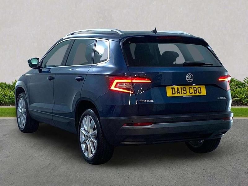 Used Skoda Karoq SE L 150 HP (110 kW) 2019 Blue SUV