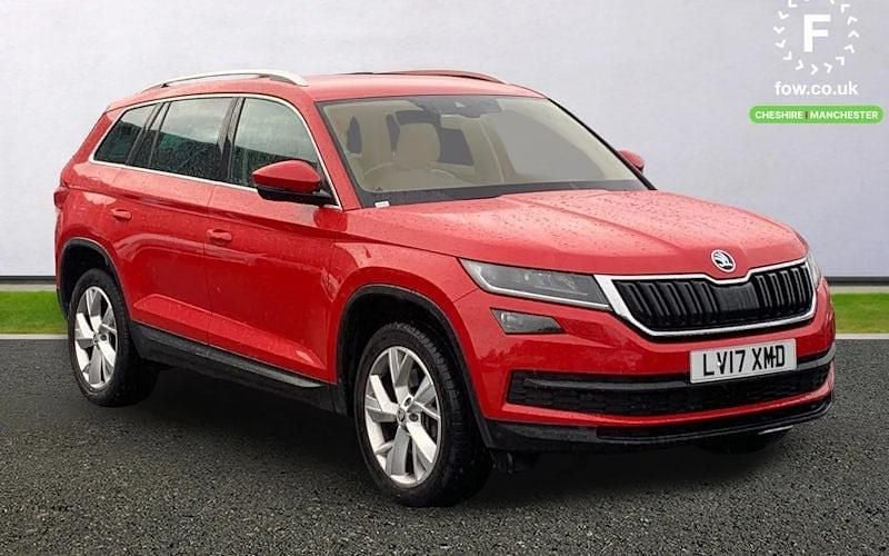 Red Used 2017 Skoda Kodiaq SUV | £17,699 (Fair price) - Image 1/3