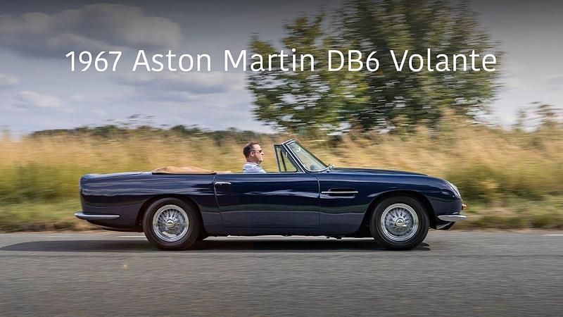 Used Aston Martin DB6 286 HP (210 kW) 1967 Blue Cabriolet