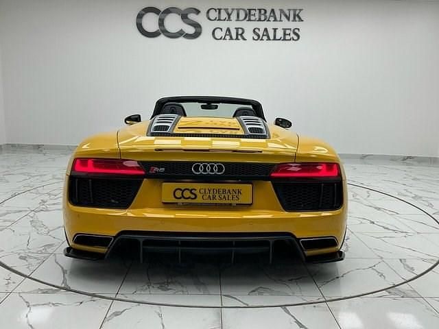 Used Audi R8 Spyder Advanced 540 HP (397 kW) 2018 Yellow Cabriolet