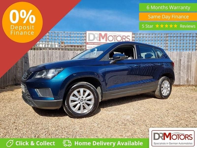 Blue Used 2018 Seat Ateca Ecomotive SUV | £7,340 (Good price) - Image 1/4