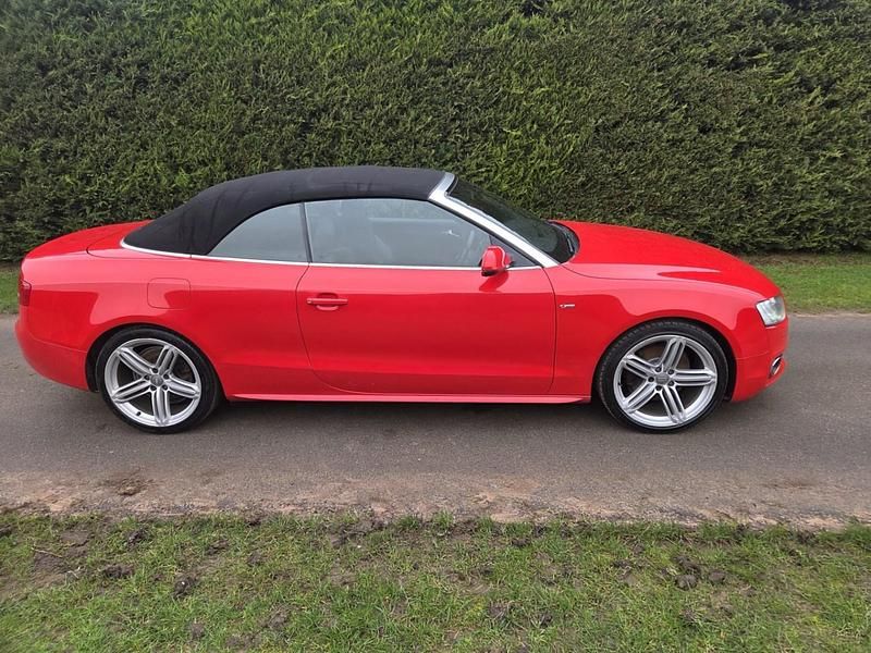 Used Audi A5 Cabriolet S-Line 2010 Red Cabriolet