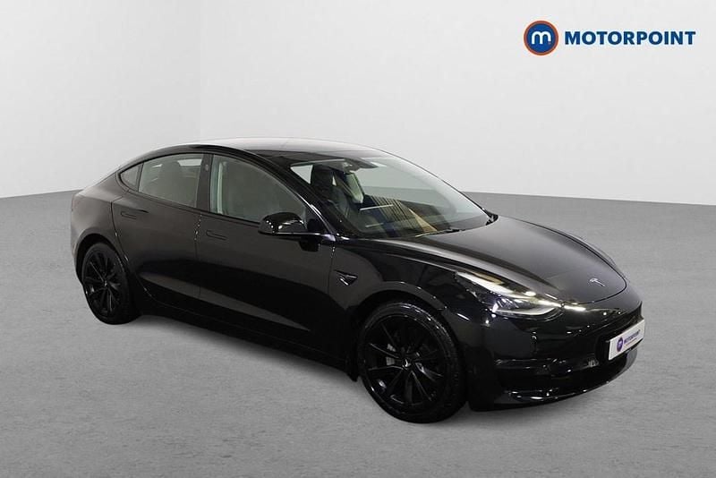 Black Used 2021 Tesla Model 3 Long Range AWD Sedan | £22,449 (Fair price) - Image 1/4