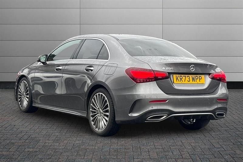 Used Mercedes A200 AMG Line Premium Plus 163 HP (119 kW) 2023 Mountain grey Sedan