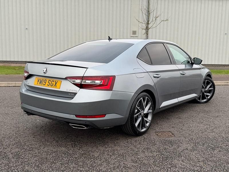 Used Skoda Superb SportlinePlus 272 HP (200 kW) 2019 Grey Hatchback