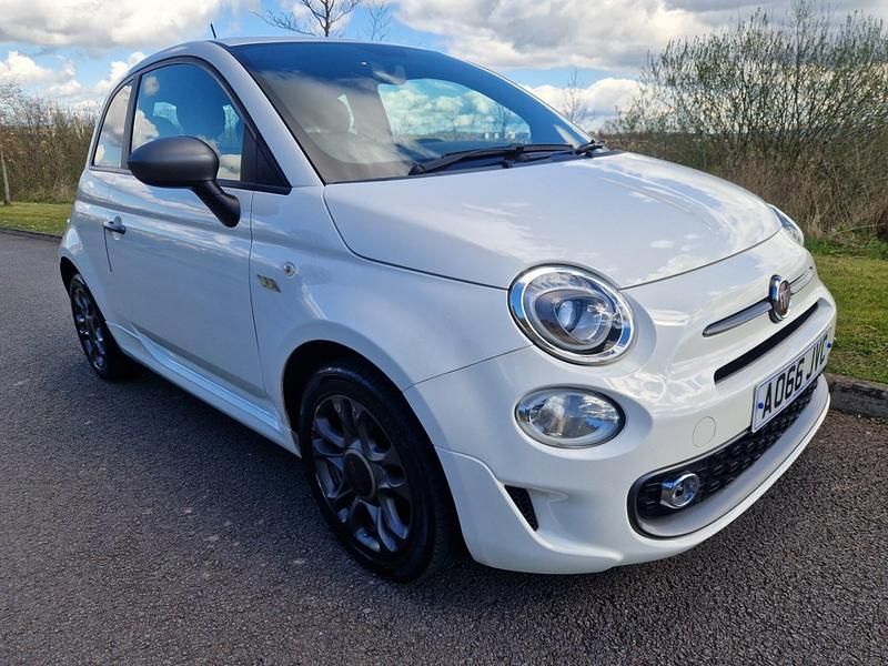 Used Fiat 500 S 69 HP (50 kW) 2016 White Hatchback
