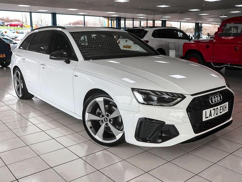 Used Audi A4 Black Edition 150 HP (110 kW) 2021 White Estate