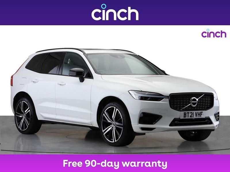 White Used 2021 Volvo XC60 R-Design SUV | £21,649 (Good price) - Image 1/3
