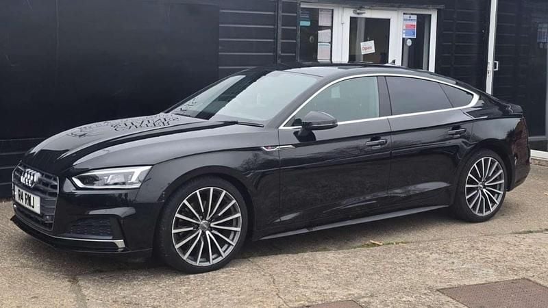 Black Used 2018 Audi A5 Sportback S-Line Coupe | £17,499 (Good price) - Image 1/1