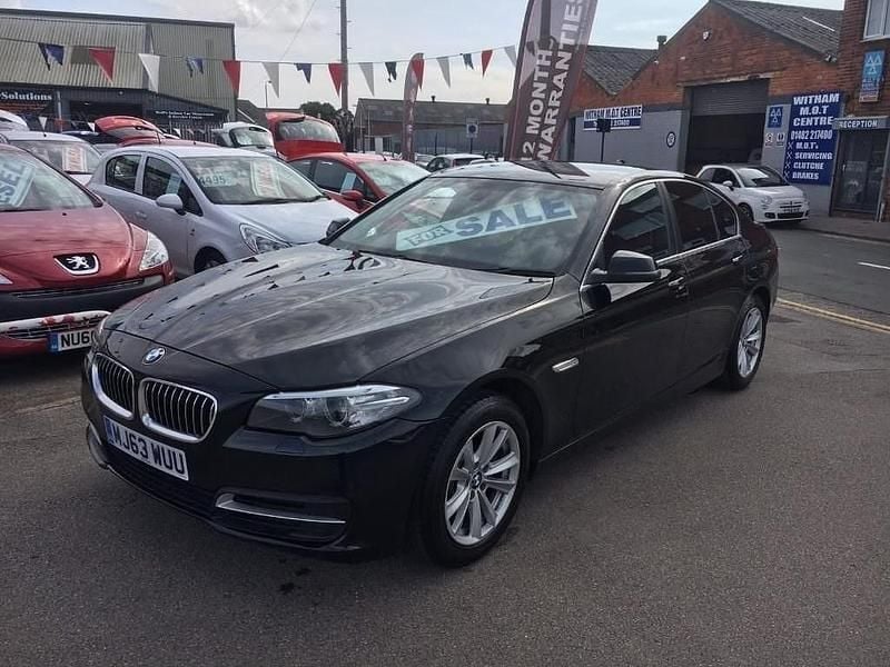 Black Used 2013 BMW 520 M Sport Sedan | £7,195 (Expensive) - Image 1/4