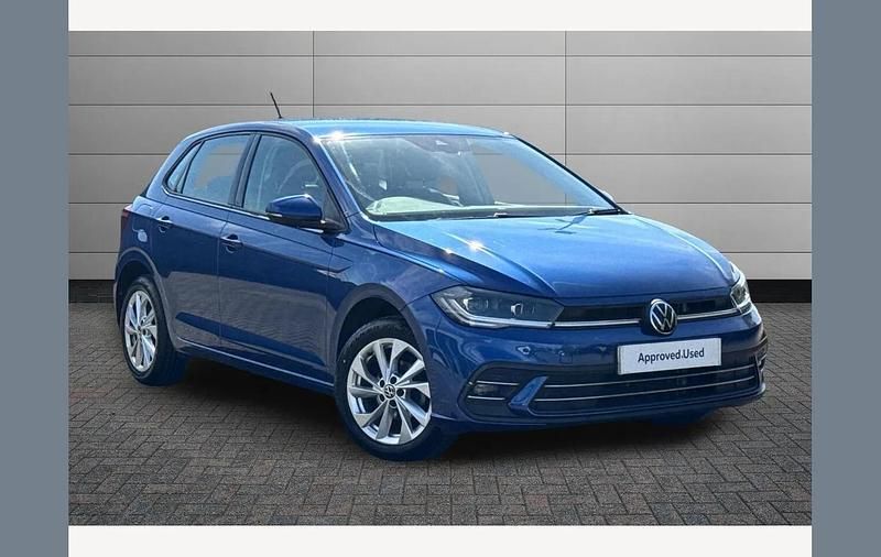 Used VW Polo Style 95 HP (69 kW) 2022 Blue Hatchback