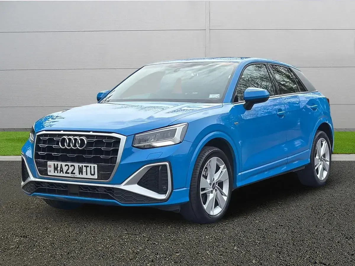 Used Audi Q2 S-Line 150 HP (110 kW) 2022 Blue SUV