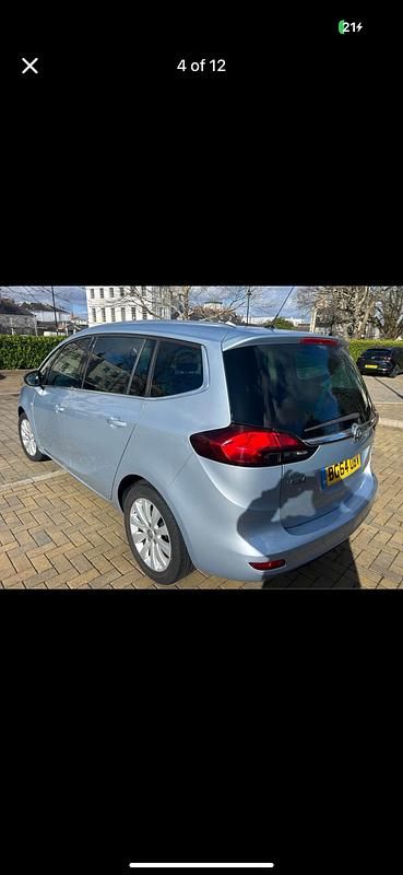 Used Vauxhall Zafira 2014 Silver MPV