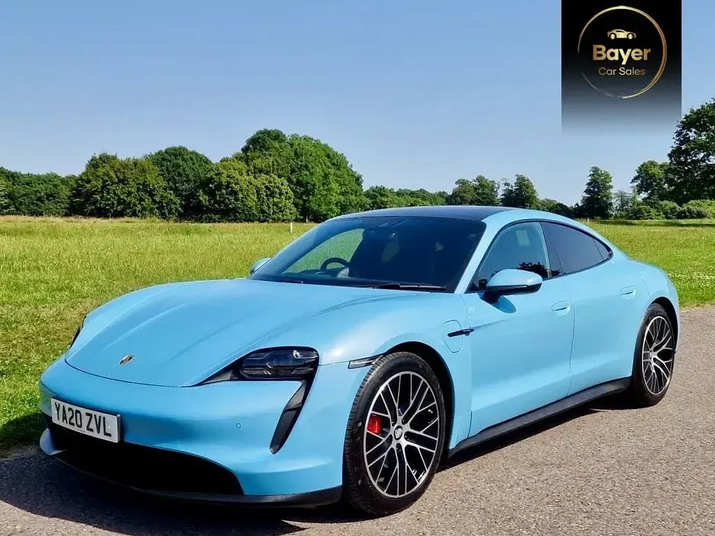 Used Porsche Taycan 419 kW (571 HP) 2020 Blue Sedan