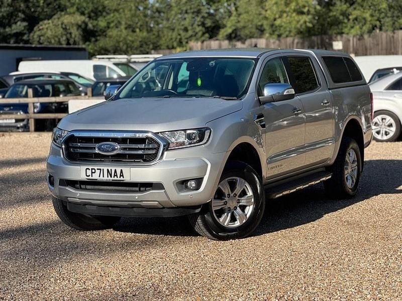 Silver Used 2022 Ford Ranger Limited Pickup | £13,944 (Good price) - Image 1/3