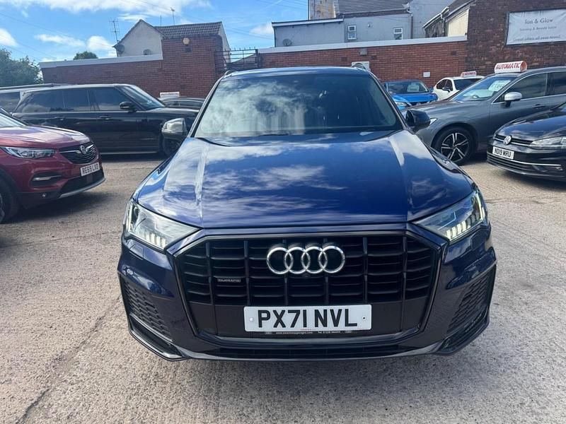 Used Audi Q7 Black Edition 286 HP (210 kW) 2021 Blue SUV
