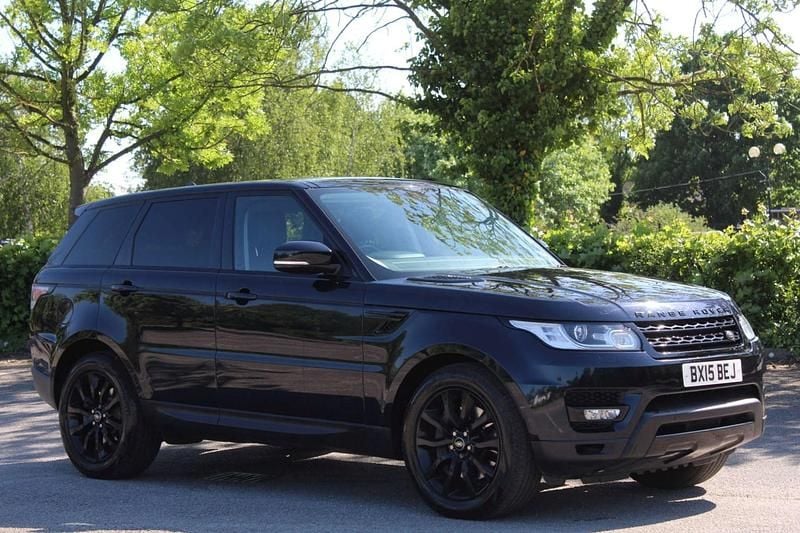 Black Used 2015 Land Rover Range Rover Sport HSE SUV | £16,490 (Good price) - Image 1/4