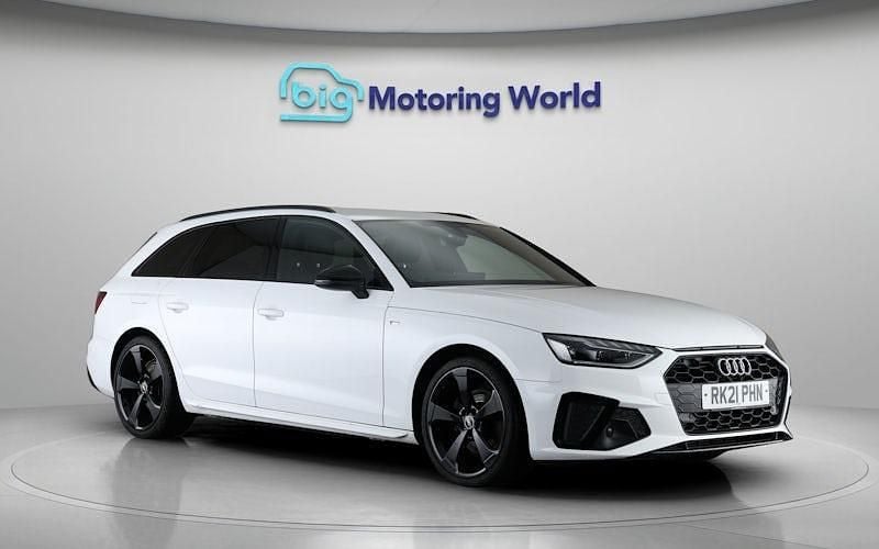 Used Audi A4 Black Edition 150 HP (110 kW) 2021 White Estate