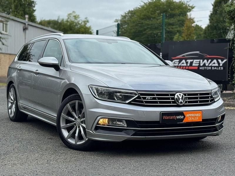 Silver Used 2015 VW Passat R-line Estate | £8,990 (A bit pricey) - Image 1/4