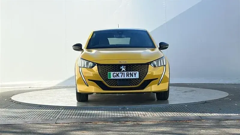 Used Peugeot e-208 GTi 100 kW (136 HP) 2021 Yellow Hatchback