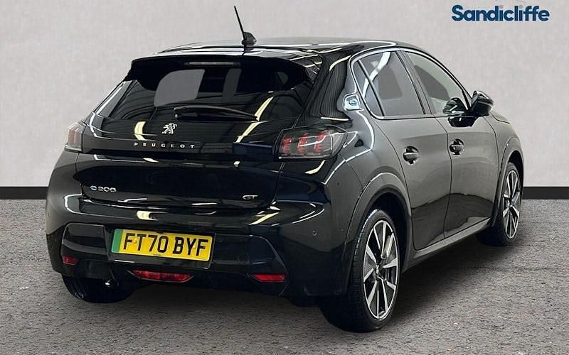 Used Peugeot e-208 GTi 100 kW (136 HP) 2023 Black Hatchback