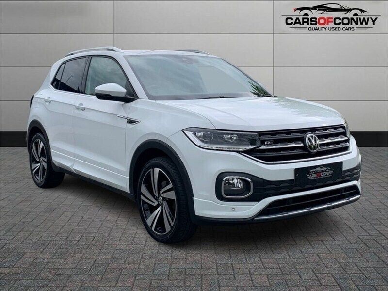 White Used 2020 VW T-Cross R-line SUV | £17,995 (Fair price) - Image 1/4