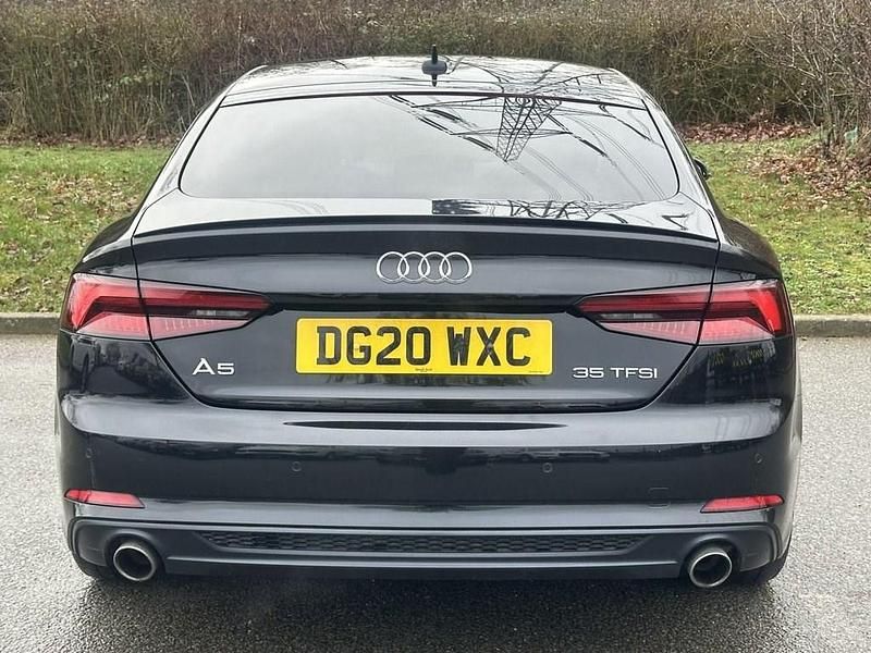 Used Audi A5 Sportback Black Edition 150 HP (110 kW) 2020 Black Hatchback