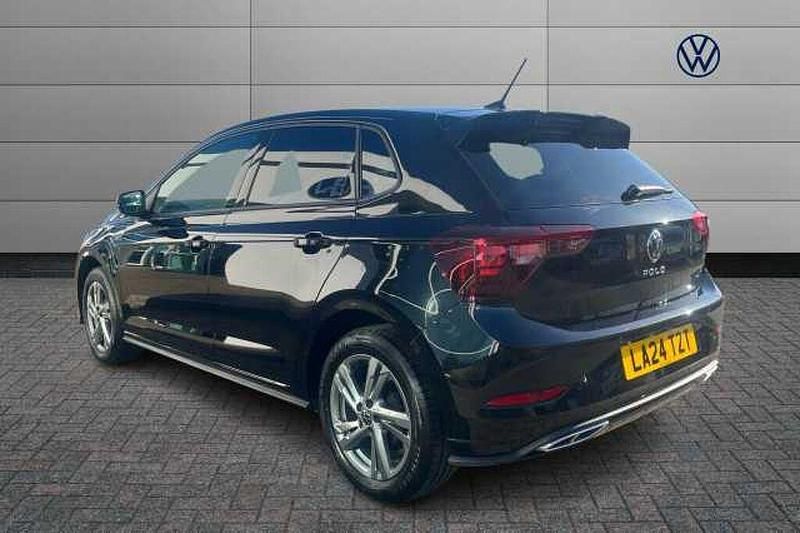 Used VW Polo R-line 95 HP (69 kW) 2024 Black Hatchback