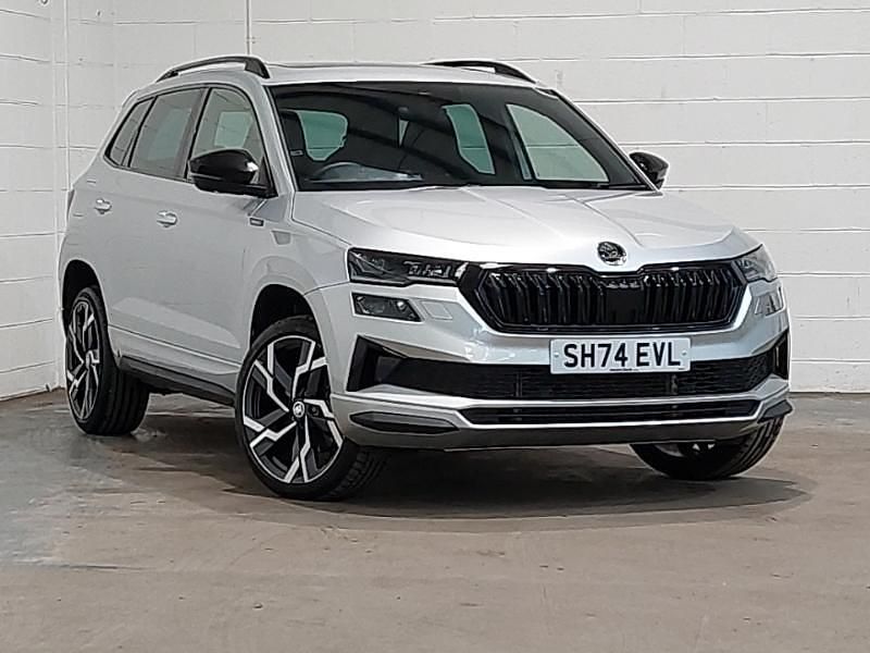 Silver Used 2024 Skoda Karoq SportLine SUV | £25,998 (A bit pricey) - Image 1/4