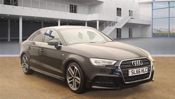 Black Used 2016 Audi A3 S-Line Sedan | £10,390 (Fair price) - Image 1/1