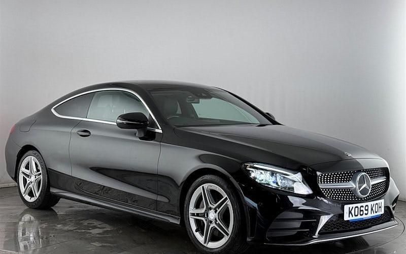 Used Mercedes C300 AMG Line Premium 258 HP (189 kW) 2020 Black Coupe