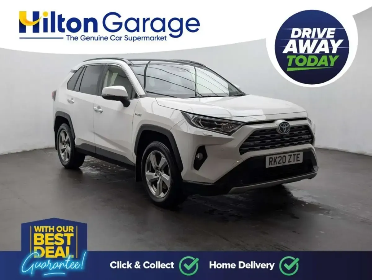 Second-hand Toyota RAV4 Hybrid 222 CP (163 kW) 2020 Alb SUV