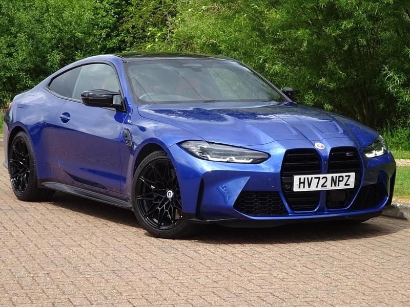 Blue Used 2022 BMW M4 Competition Edition Coupe | £47,899 (Super price) - Image 1/4