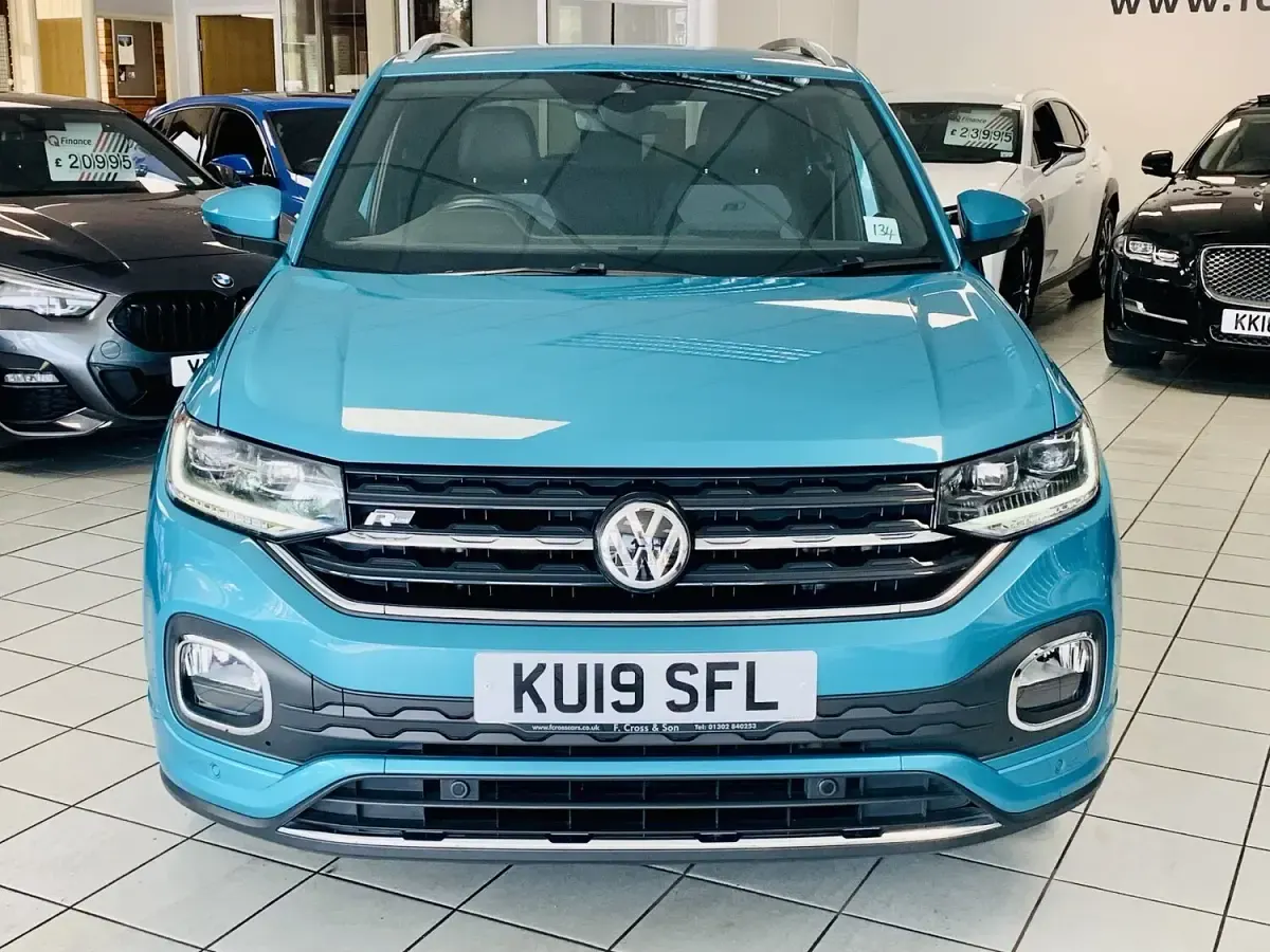 Used VW T-Cross R-line 115 HP (84 kW) 2019 Blue SUV