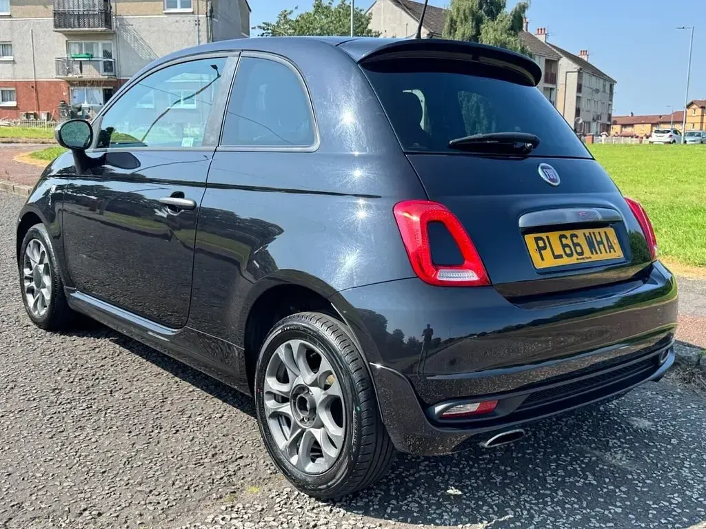 Used Fiat 500 S 69 HP (50 kW) 2016 Black Hatchback
