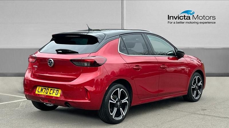 Used Vauxhall Corsa Elite 100 HP (73 kW) 2020 Red Hatchback